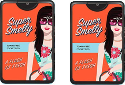 

Super Smelly A Flash Of Fresh 100% Toxin Free (20ml Each) Pocket Perfume - 40 ml(For Women)