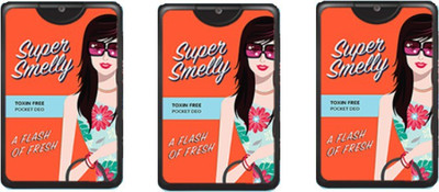 

Super Smelly A Flash Of Fresh 100% Toxin Free (20ml Each) Pocket Perfume - 60 ml(For Men & Women)