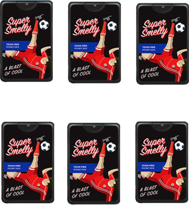 

Super Smelly A Blast Of Cool 100% Toxin Free (20ml Each) Pocket Perfume - 120 ml(For Men)