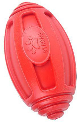 

Pets Empire Red Gridiron Football Durable Water Floating Chew and Fetch Dog Toy Rubber Ball, Chew Toy, Squeaky Toy, Rubber Toy, Soft Toy For Dog