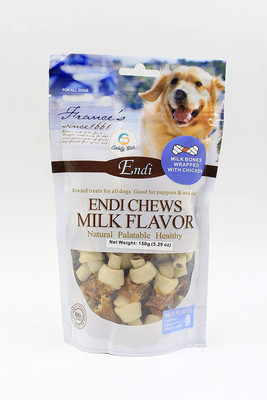 

Goofy Tails Knotted Milk Bones Wrapped Milk Dog Treat(150, Pack of 6)