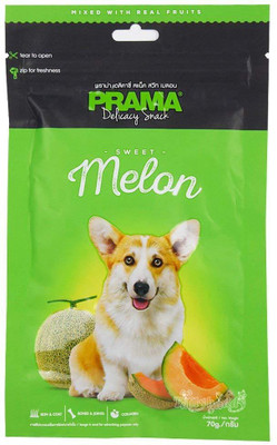 

Prama Fresh Meat Exotic Flavored Sweet Melon Chicken Dog Treat(70 g, Pack of 8)