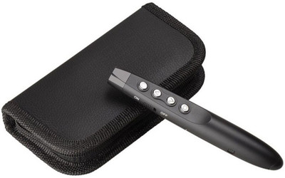 

divinezon Usb Wireless Presentation Pen Remote Control Professional Laser Pen With Infrared Pointer PPT Presenter(Black)