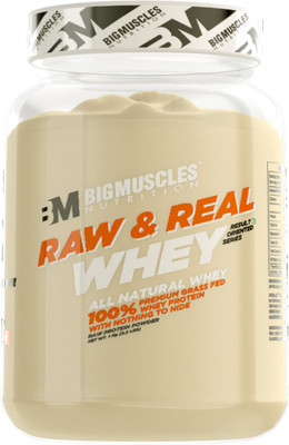 

BIGMUSCLES NUTRITION Raw & Real Whey Whey Protein(2.2 pounds, Unflavoured)