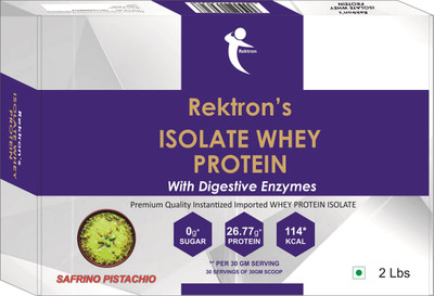 

REKTRON Isolate Whey protein Whey Protein(2 pounds, Safrino Pistachio)
