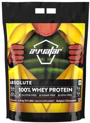 

Avvatar absolute 100% whey protein Whey Protein(4500 g, belgian chocolate)