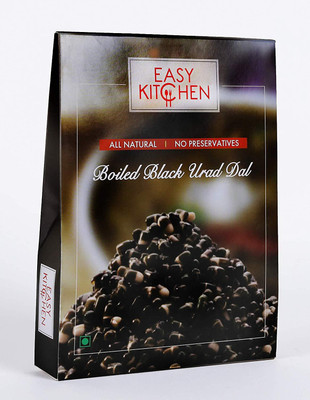 

Easy Kitchen Boiled Black Urad Dal, Ready-to-eat, Pack of 3 (225 grams Each) 225 g