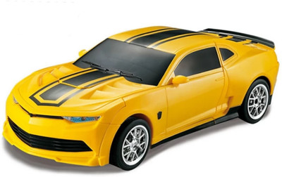 

Browner Transformer Car For kids(Yellow)