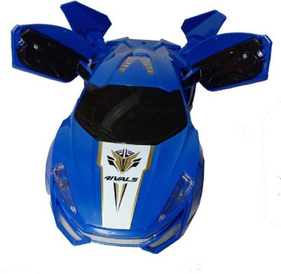 

Sports day 360 Degree rotation 3D Light & Music kids car (Blue)(Blue)