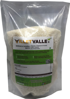 millet valley Seeraga Samba (4.5 KG) Jeera Samba Rice (Medium Grain, Parboiled)(4.5 kg)