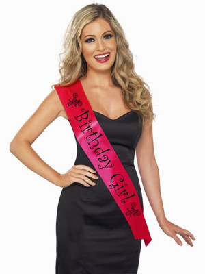 

Skylofts Happy Birthday Girl Sash for Girls Birthday Party Props