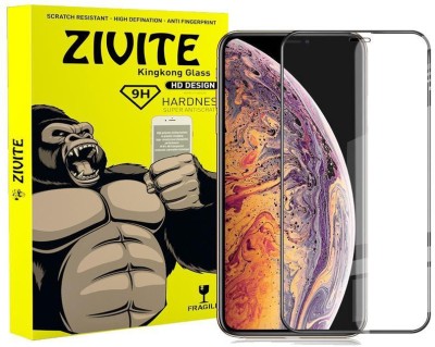 ZIVITE Edge To Edge Tempered Glass for Apple iPhone XS(Pack of 1)