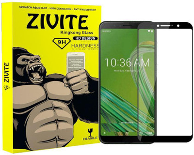 ZIVITE Edge To Edge Tempered Glass for Asus Zenfone Max M1 (ZB556KL)(Pack of 1)