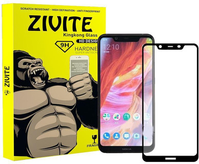 ZIVITE Edge To Edge Tempered Glass for Nokia 7.1 Plus(Pack of 1)