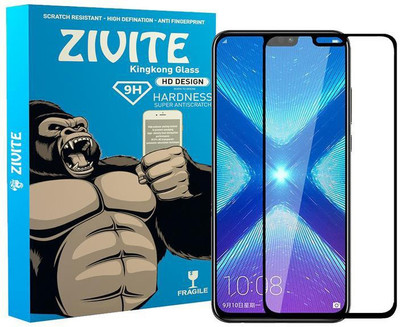 ZIVITE Edge To Edge Tempered Glass for Honor 8X(Pack of 1)