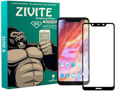 ZIVITE Edge To Edge Tempered Glass for Nokia 7.1 Plus(Pack of 1)