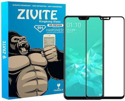 ZIVITE Edge To Edge Tempered Glass for OPPO A5, Oppo A3s, Realme 2, Realme C1(Pack of 1)