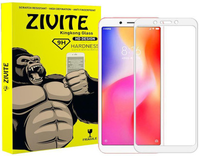 ZIVITE Edge To Edge Tempered Glass for Mi Redmi 6(Pack of 1)
