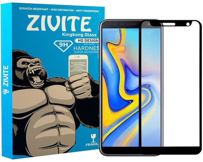 ZIVITE Edge To Edge Tempered Glass for Samsung Galaxy J6 Plus(Pack of 1)