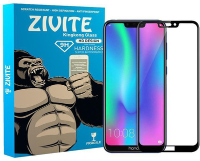 ZIVITE Edge To Edge Tempered Glass for Honor 8C(Pack of 1)