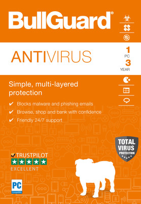 BullGuard Anti-virus 1 User 3 Years(Voucher)