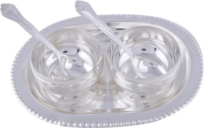 

GS Museum Pack of 5 Dinner Set(Silver Plated)