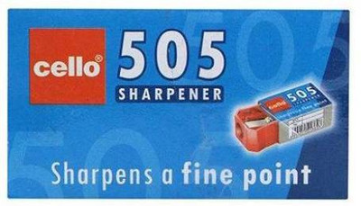 Cello 707 Single Long Point Sharpener(Red)