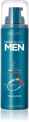 

Oriflame NORTH FOR MEN ARCTIC PRO DEFENCE LEMONGRASS SHAVING FOAM(200 ml)