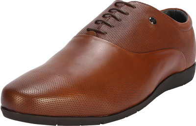 Louis Philippe LPBCL18213 Lace Up For Men(Tan, Brown