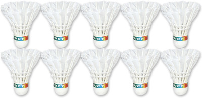 

Skyglobe Freedom Feather Shuttle – Multicolor (Pack of 10) Feather Shuttle - Multicolor, White(Medium, 77, Pack of 10)