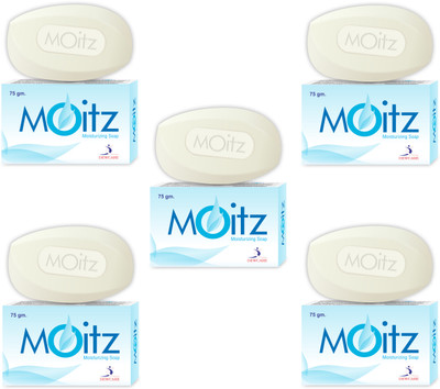 

Moitz Moisturizing Soap ( 5 x 75 gm )(375 g, Pack of 5)