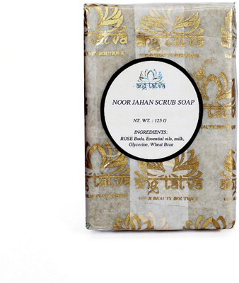 

ANG-TATVA scrub for body - 100% Pure & Natural Noor Jahan Rose Scrub Soap - All Skin Type - for men & women - 125g(125 g)
