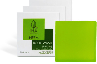 

IHA Neem Purifying Body Wash Soap, For Oily Skin (Pack of 3)(100 g, Pack of 3)