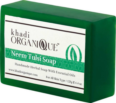 

khadi organique Neem-Tulsi Soap (500 g, Pack of 4)(500 g, Pack of 4)