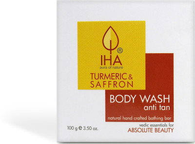 

IHA Turmeric & Saffron Anti Tan Lumiderm Body Wash Soap, For Sensitive Skin(100 g)