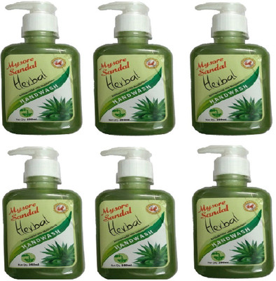 

Mysore Sandal HERBAL HANDWASH 250ML(250 g, Pack of 6)