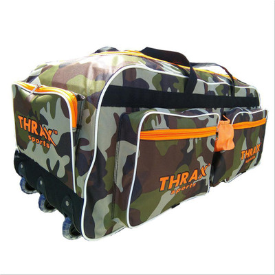 

Thrax Super Pack Wheel Cricket Kit Bag Army Color Cricket Kit Bags(Grey, Kit Bag)