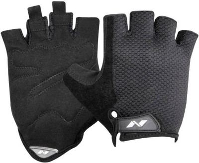 

Nivia PYTHON SPORTS GLOVES BY ONE SHOT RETAIL (BLACK) Gym & Fitness Gloves (, Black