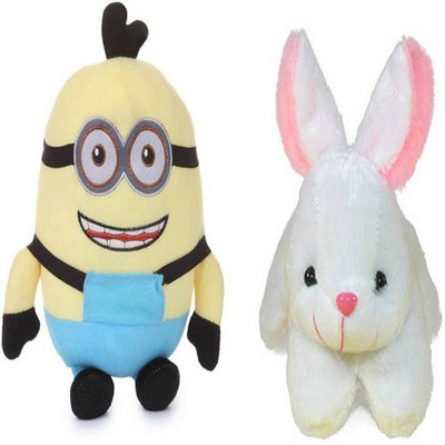 fabbud Smilling Binocular Stuffed Toy(20 cm) and character Rabit (26 cm) Combo Set of 2 - (Multicolor) - 20 cm(Multicolor) Flipkart