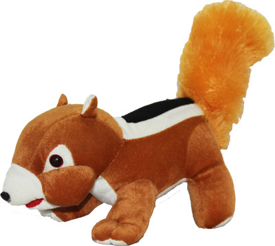 

Happykids Squirrel Soft Stuffed Toy for Baby Kids - 28 cm(Multicolor)