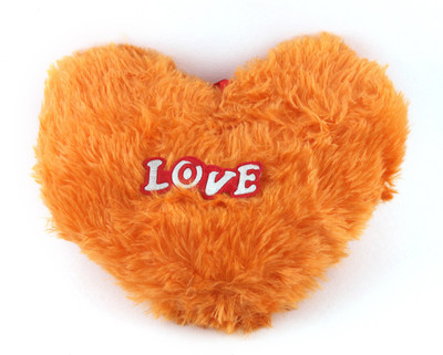 

kalastudio Orange Fur Heart Pillow - 25.4 mm(Orange)