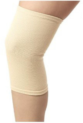 

Healn Healthy Ribbed Elasticated Pull on Knee Cap Knee Support (, Beige