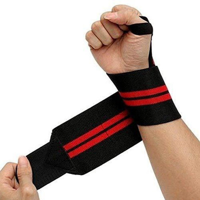 

CGT 1Pcs Of Weightlifting Wristband -Training Bands -Hand Wrist Straps Wrist Support (, Multicolor, Red