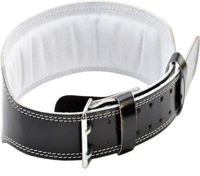 

StepInnStore ''BEST QUALITY'' Weight Lifting Leather Belt for Back support Waist Support (, Black
