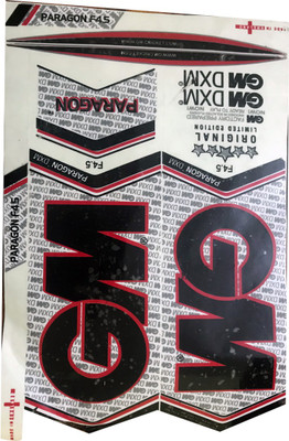 

GM PARAGON BLACK RED REPLACEMENT Bat Sticker(Multicolor)