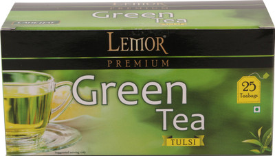 

Lemor Tulsi Green Tea Bags (25 Bags, Box) Tulsi Green Tea Bags(250 Bags, Box)