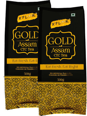 

XPLOR Gold Assam CTC Tea (2 Packs of 500 gm Each) Tea(1000 g, Pouch)