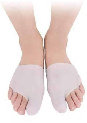 

CGT 1 pair of Silicone toe bunion corrector and protector for MEN and WOMEN (White)(Pack Of 2)