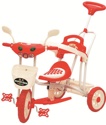 

Stepupp Grow BABY TRICYCLE FOR KIDS WITH FRONT OR BACK BASKET AND PARENT HANDLE OR MUSICAL TRICYCLE RED COLOUR KIDS TRICYCLE RECOMMENDED TRICYCLE FOR BABY GIRL OR TRICYCLE FOR BABY BOY OR TRICYCLE FOR TODDLER GIRL OR TRICYCLE FOR TODDLER BOY RECOMMENDED F