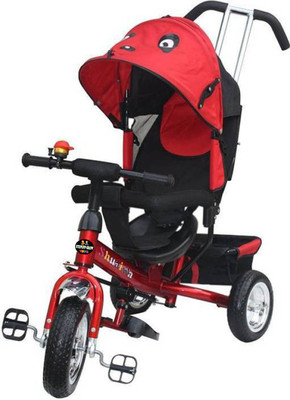 

Stepupp Grow BABY TRICYCLE FOR KIDS WITH BACK BASKET AND CANOPY AND PARENT HANDLE RED BLACK COLOUR KIDS TRICYCLE RECOMMENDED TRICYCLE FOR BABY GIRL OR TRICYCLE FOR BABY BOY OR TRICYCLE FOR TODDLER GIRL OR TRICYCLE FOR TODDLER BOY RECOMMENDED FOR TODDLER 1